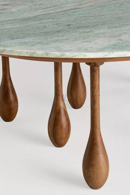 Nectar Ovel Center Coffee Table | Oak Wood