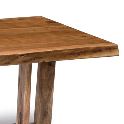 Classic Live Edge Center Coffee Table | Acacia Wood