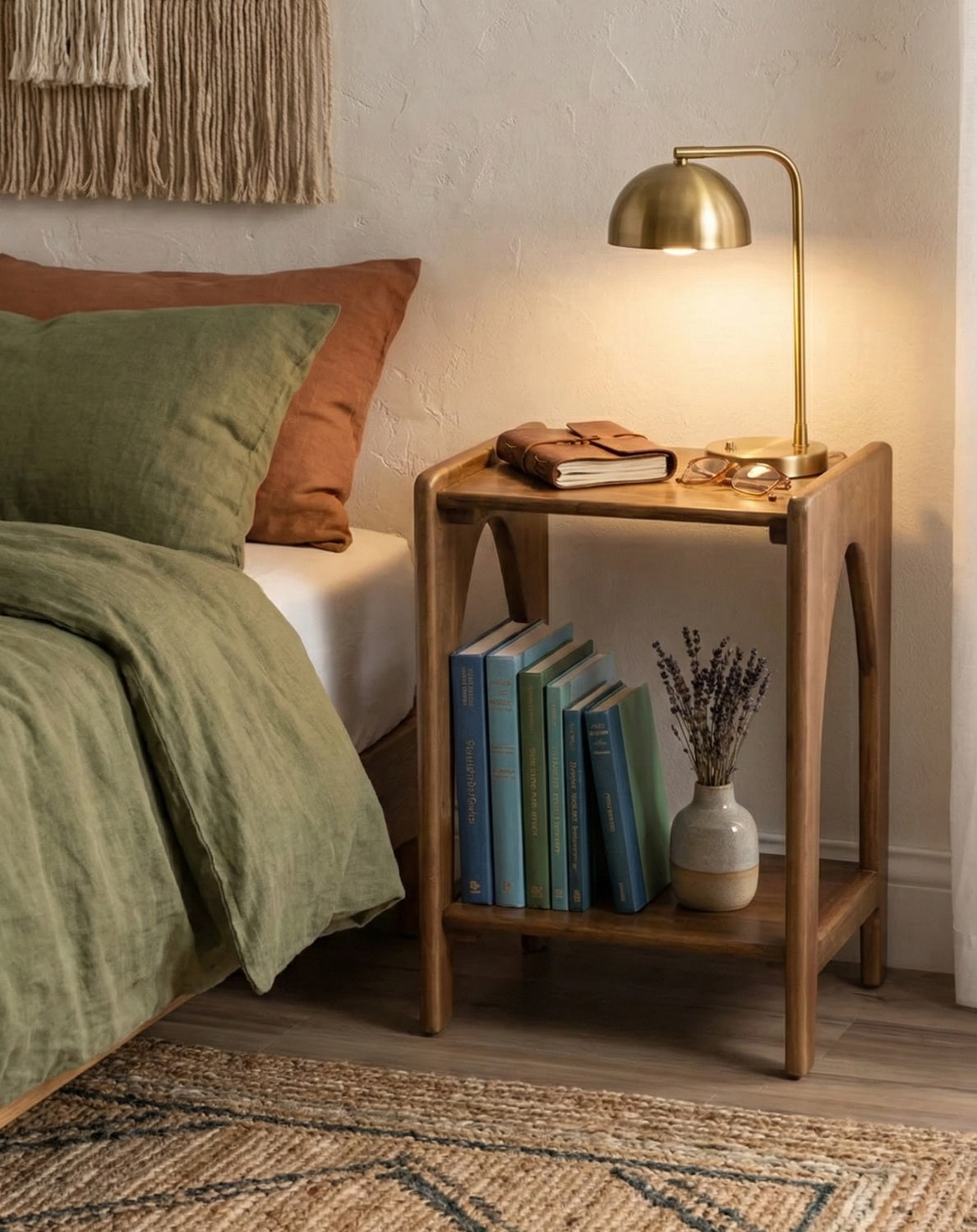 Bark Side & End Table | Solid Wood