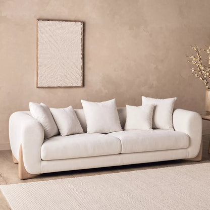 The Meridian Three Seater Sofa | White