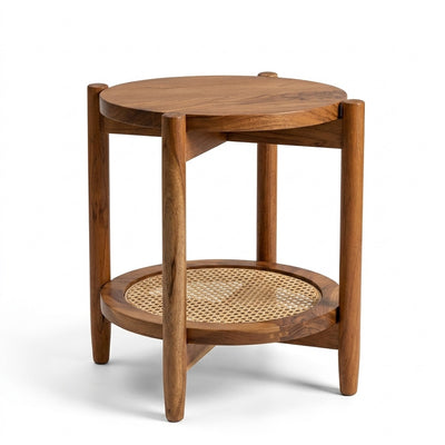 Mesa Side Table | Acacia Wood