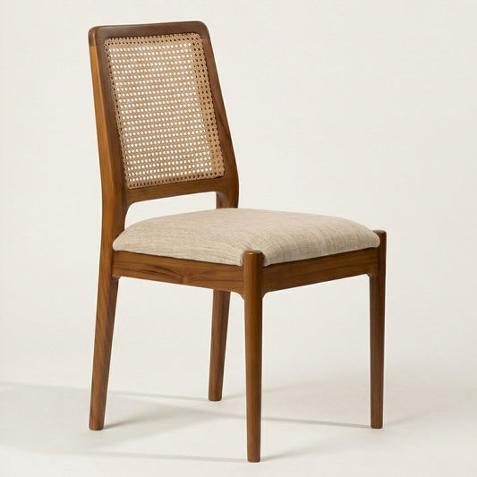 Quillix Dining Chair | Teak Wood
