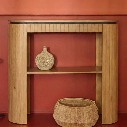 Mist Console Table  | Solid Wood