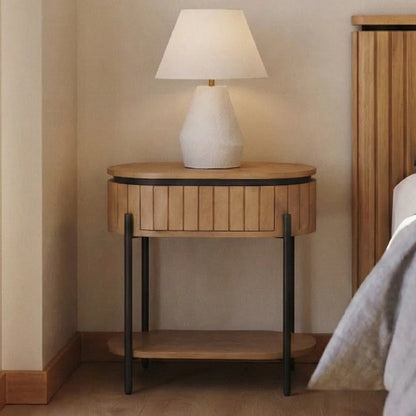 Mist Bed Side Table | Solid Wood