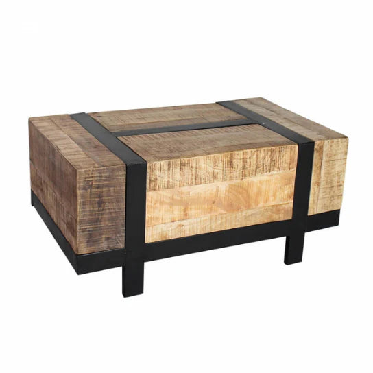 The Horsemanship Center Coffee Table With Storage | Mango Wood