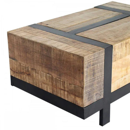 The Horsemanship Center Coffee Table With Storage | Mango Wood