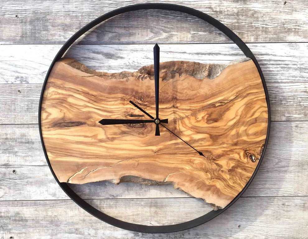 Clock Live Edge | Acacia Wood | Home Decor #2