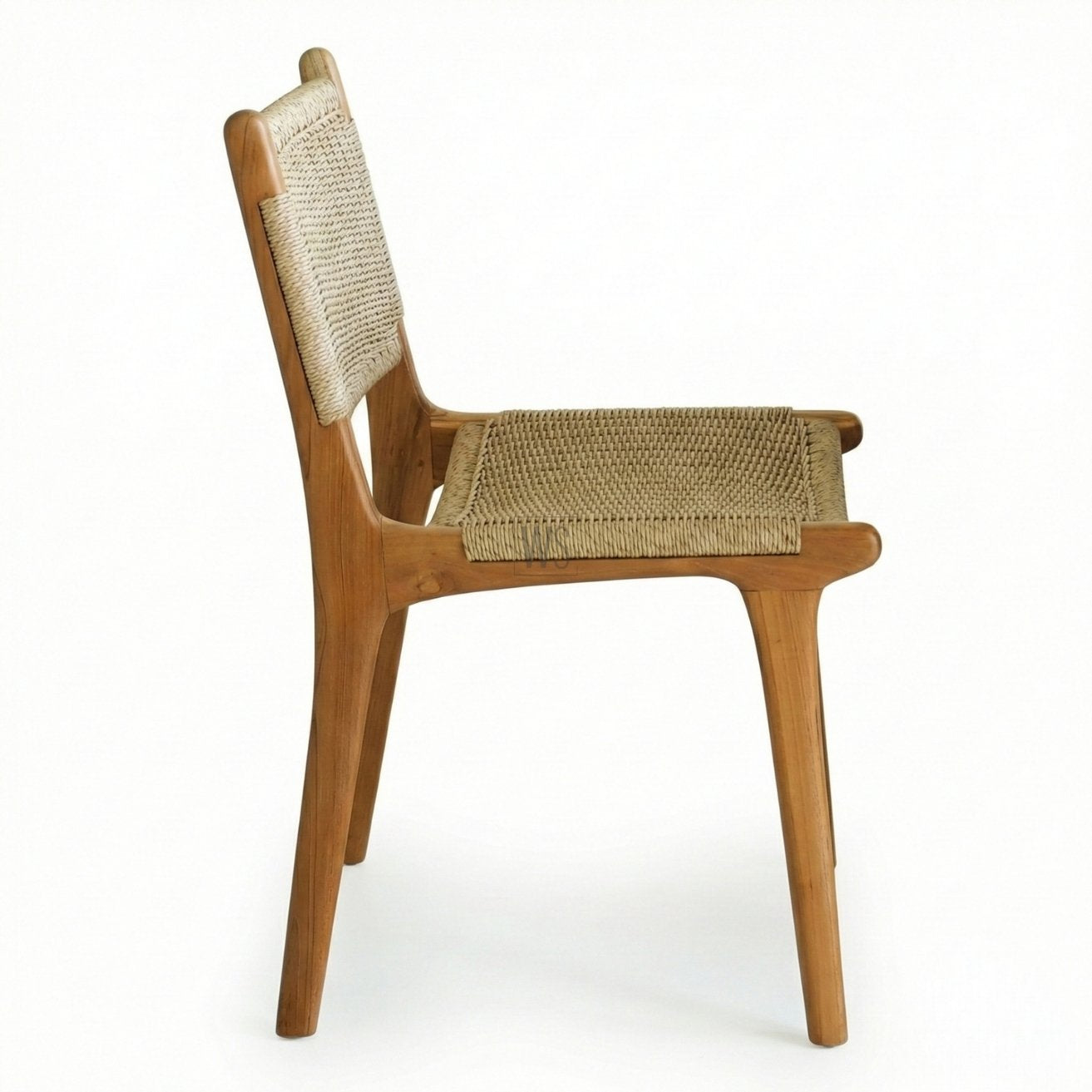 Knotspire Dining Chair | Premium Teak Wood & Rattan