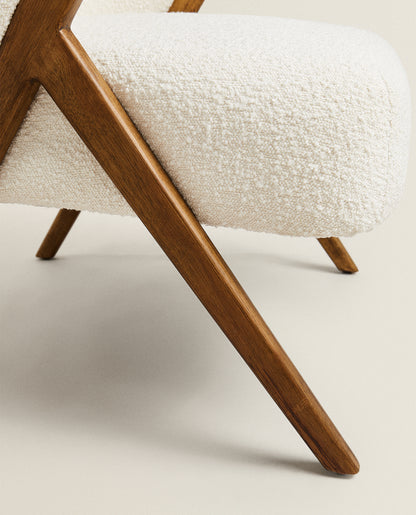 Vishakha Accent Chair | Premium Teak Wood