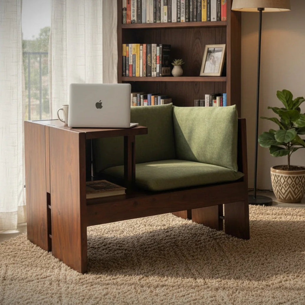 Writer's Desk Multipurpose Seating | Sheesham Wood