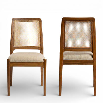 Quillix Dining Chair | Teak Wood