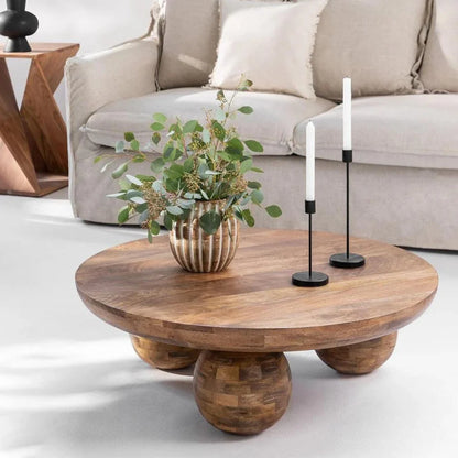Locus Centre Coffee Table Bed | Mango Wood
