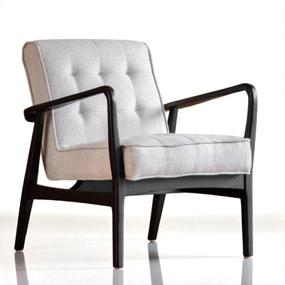 Monica Arm Chair | Oak Wood | Black