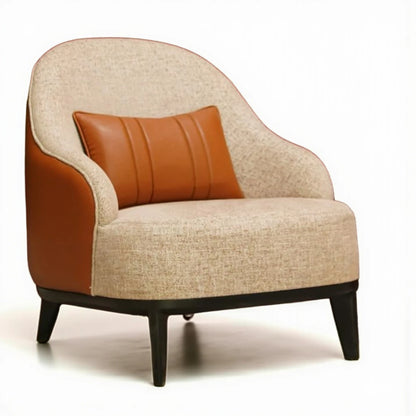 The Alcove Accent Chair | Beige & Brown
