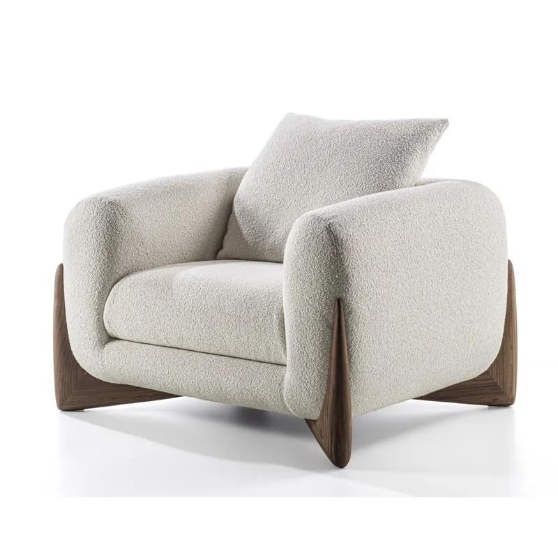 Meridian Single Seater Sofa | Premium Teak Wood