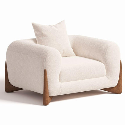 Meridian Single Seater Sofa | Premium Teak Wood