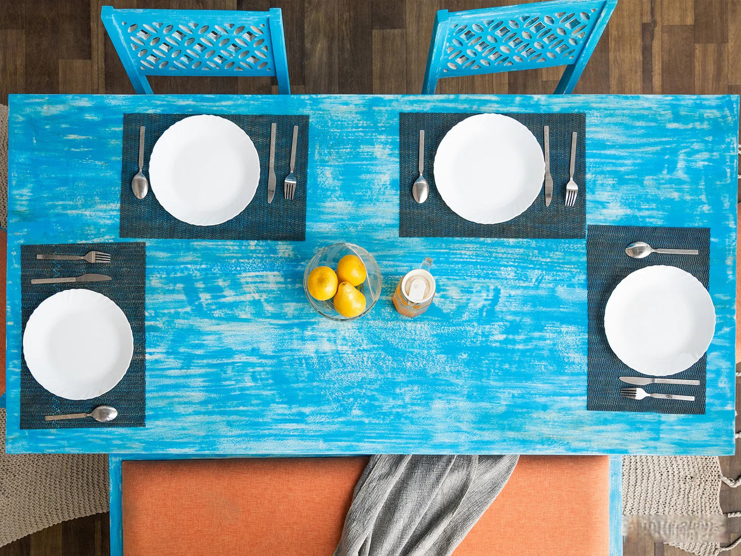 Fulwari Dining Set | 6 Seater | Mango Wood