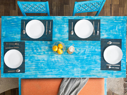 Fulwari Dining Set | 6 Seater | Mango Wood
