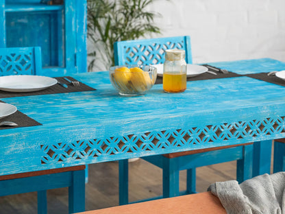Fulwari Dining Set | 6 Seater | Mango Wood