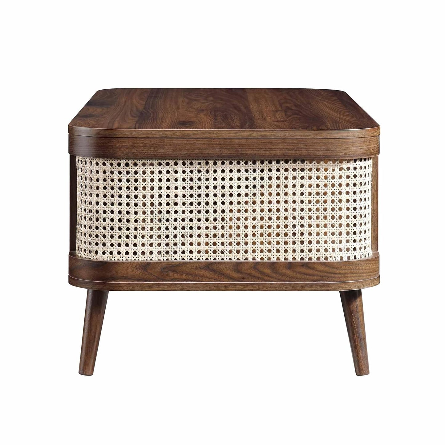 Rattan Center Coffee Table | Premium Sheesham Wood