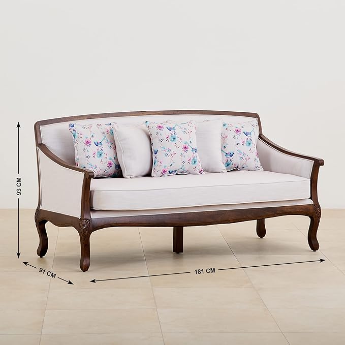 The Oxford Loire 3 Seater Sofa | Teak Wood