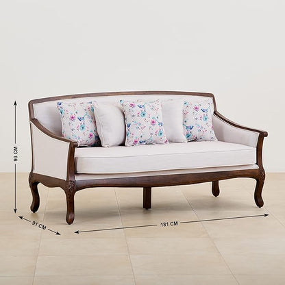The Oxford Loire 3 Seater Sofa | Teak Wood