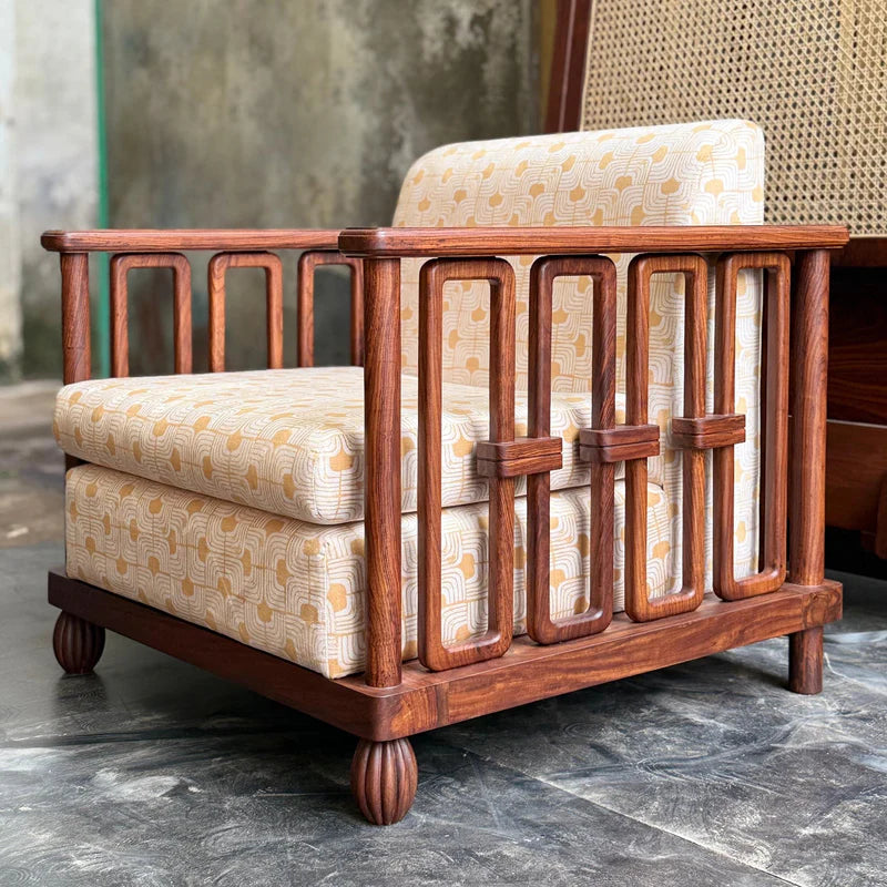 Manjush Arm Chair | Premium Sheesham Wood