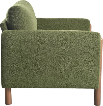 Dasha Accent Chair | Green Boucle
