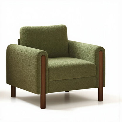 Dasha Accent Chair | Green Boucle