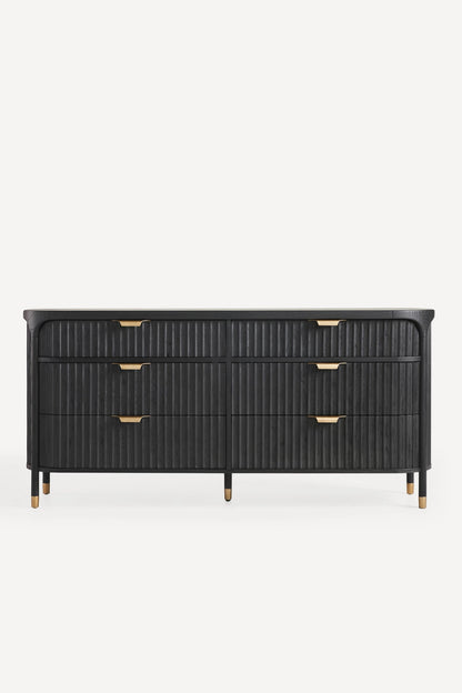 Nectar Sideboard Cabinet 6 Drawer | Oak Wood
