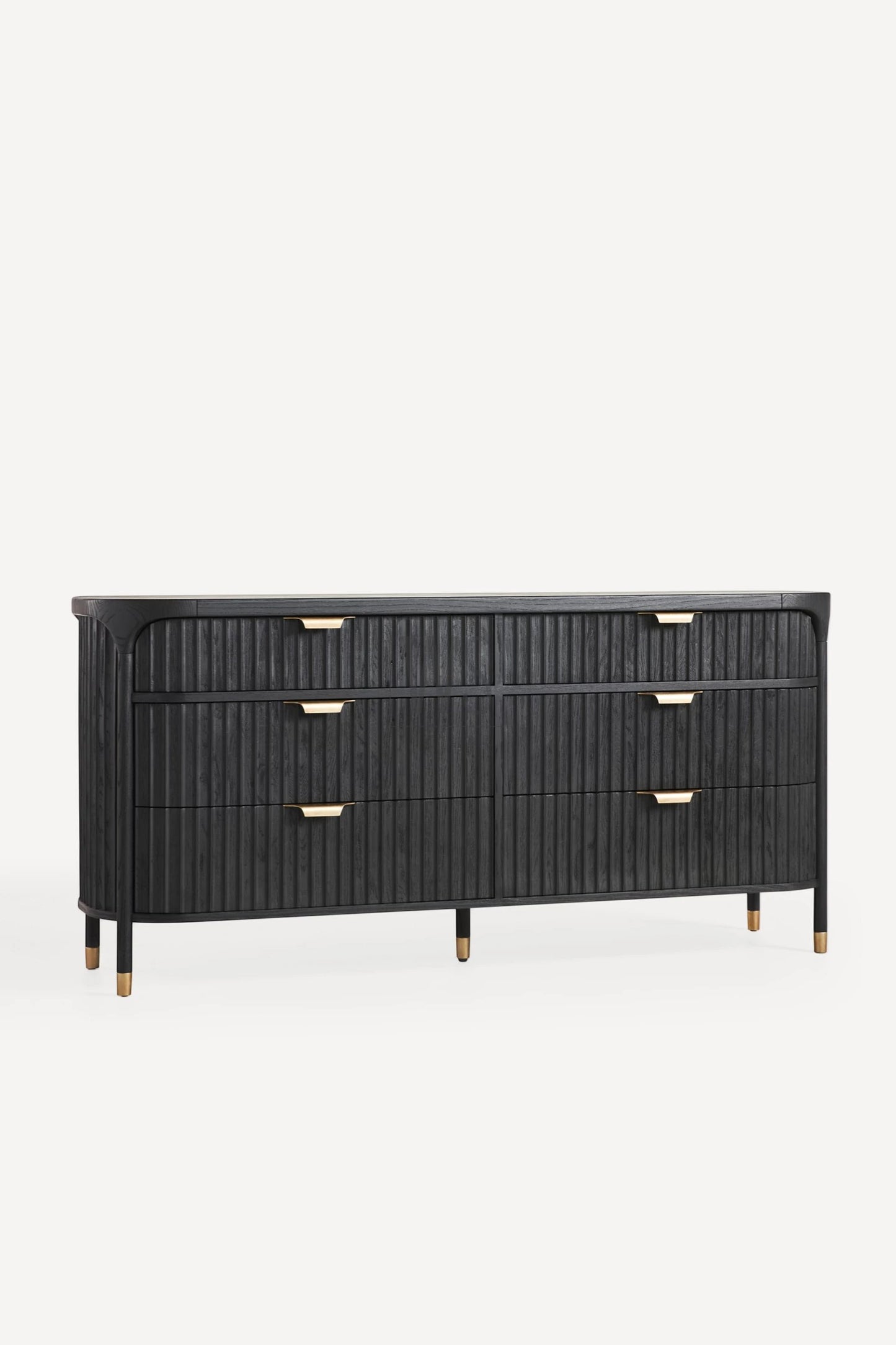 Nectar Sideboard Cabinet 6 Drawer | Oak Wood