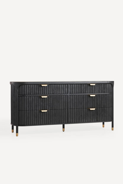 Nectar Sideboard Cabinet 6 Drawer | Oak Wood