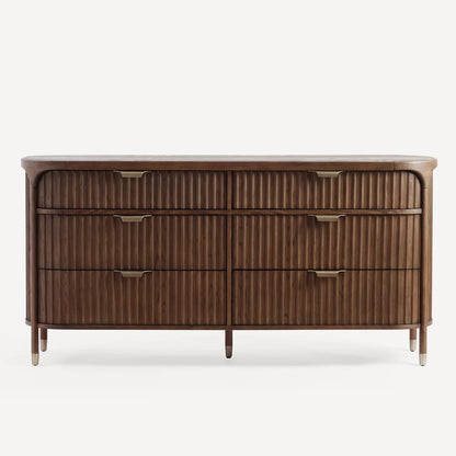 Nectar Sideboard Cabinet 6 Drawer | Oak Wood