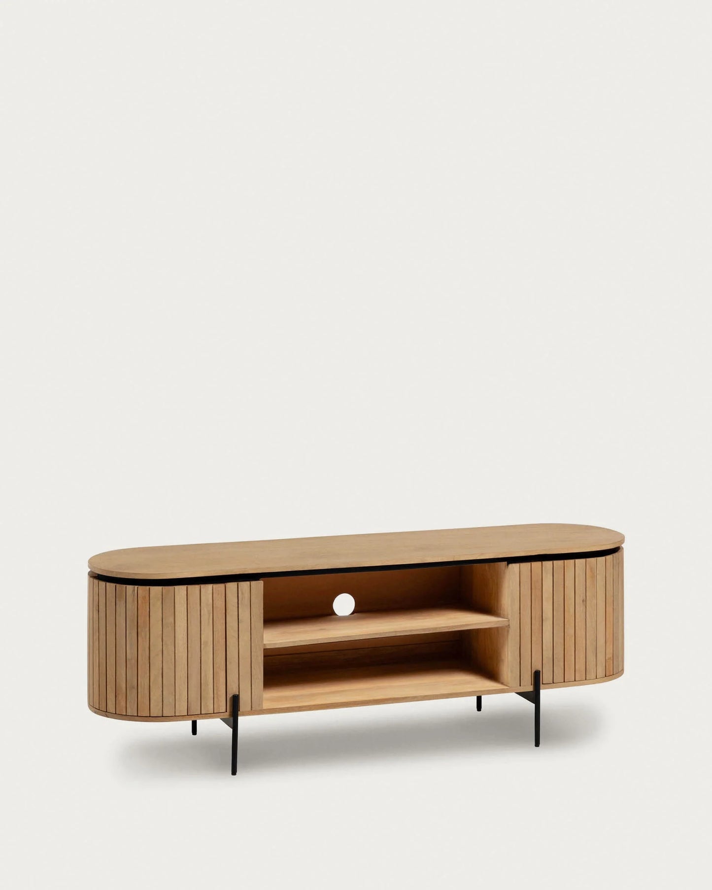 Mist TV Console Unit Small | Solid Wood