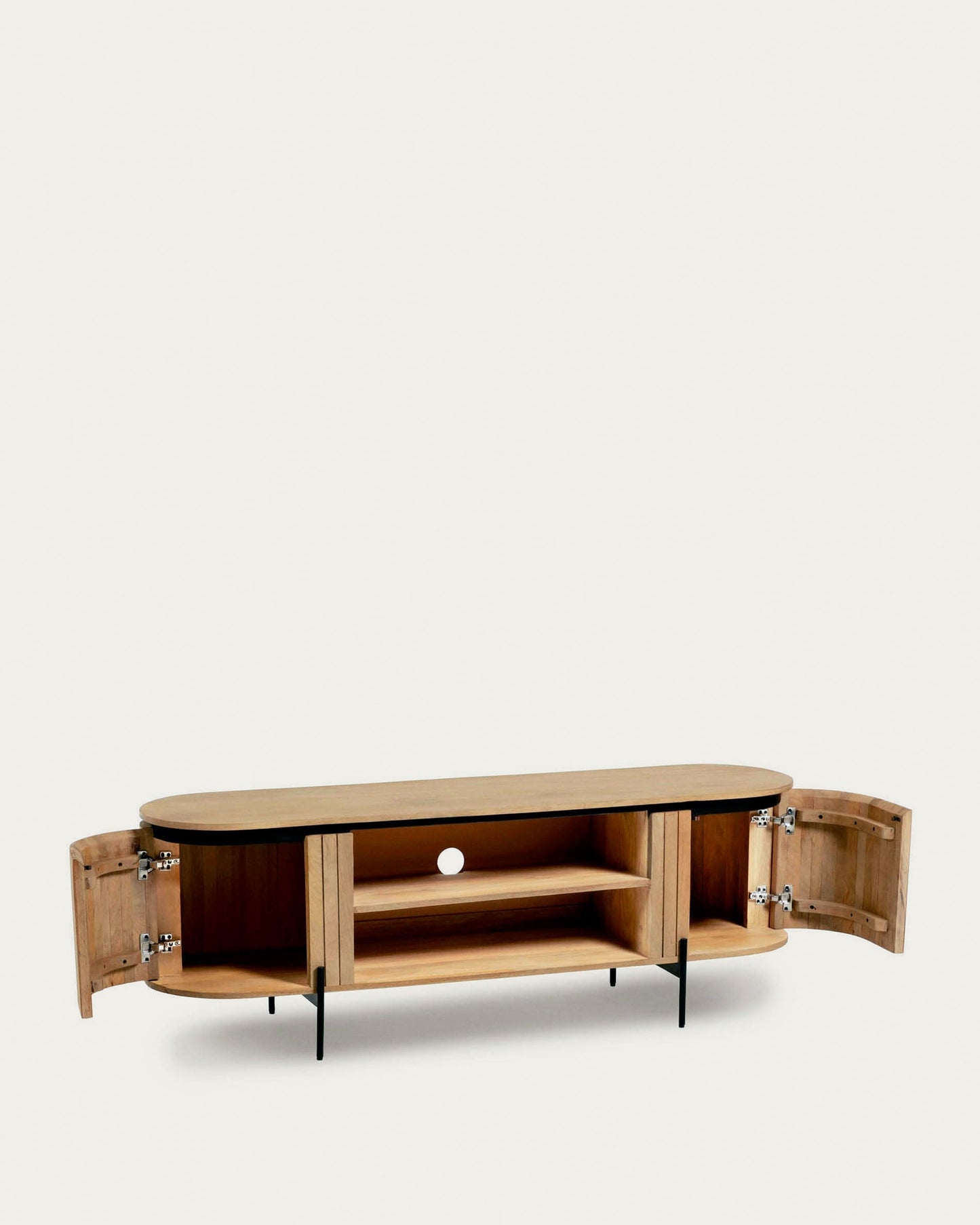 Mist TV Console Unit Small | Solid Wood