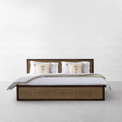 The Cartwright Platform Bed With Storage | Sheesham Wood