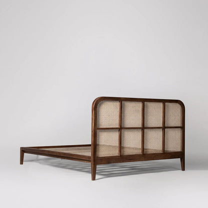 The Sequoia Wicker Platform Bed | Mango Wood