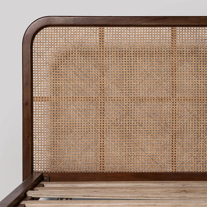 The Sequoia Wicker Platform Bed | Mango Wood