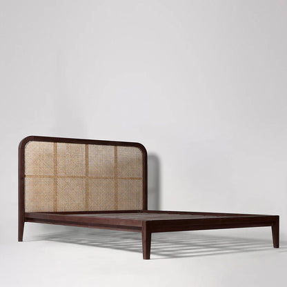The Sequoia Wicker Platform Bed | Mango Wood