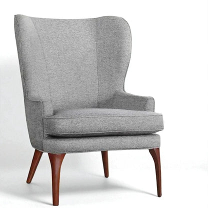 The Noble Gray Armchair | Premium Teak Wood