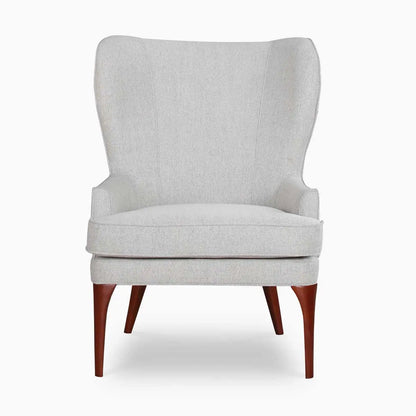 The Noble White Armchair | Premium Teak Wood