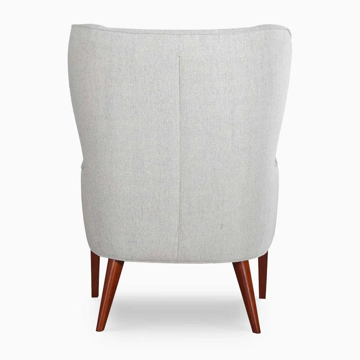 The Noble White Armchair | Premium Teak Wood