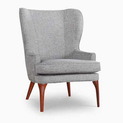The Noble Gray Armchair | Premium Teak Wood