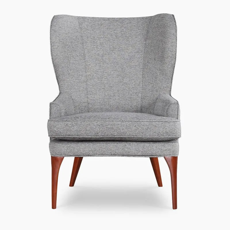 The Noble Gray Armchair | Premium Teak Wood