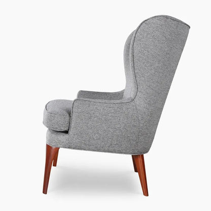 The Noble Gray Armchair | Premium Teak Wood