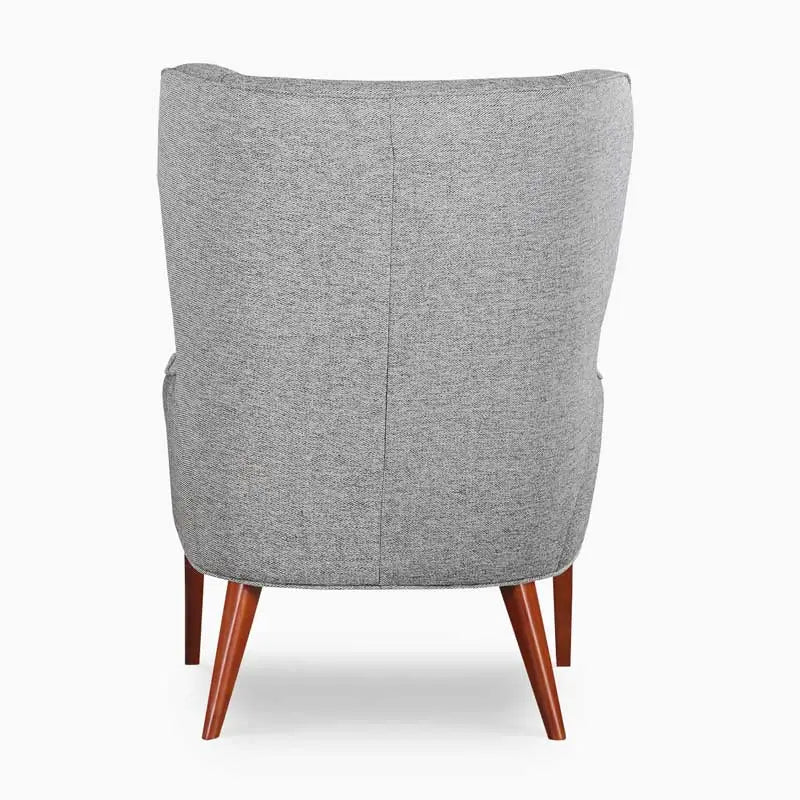 The Noble Gray Armchair | Premium Teak Wood