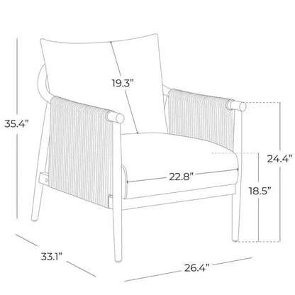 Emblem Arm Chair | Solid Wood