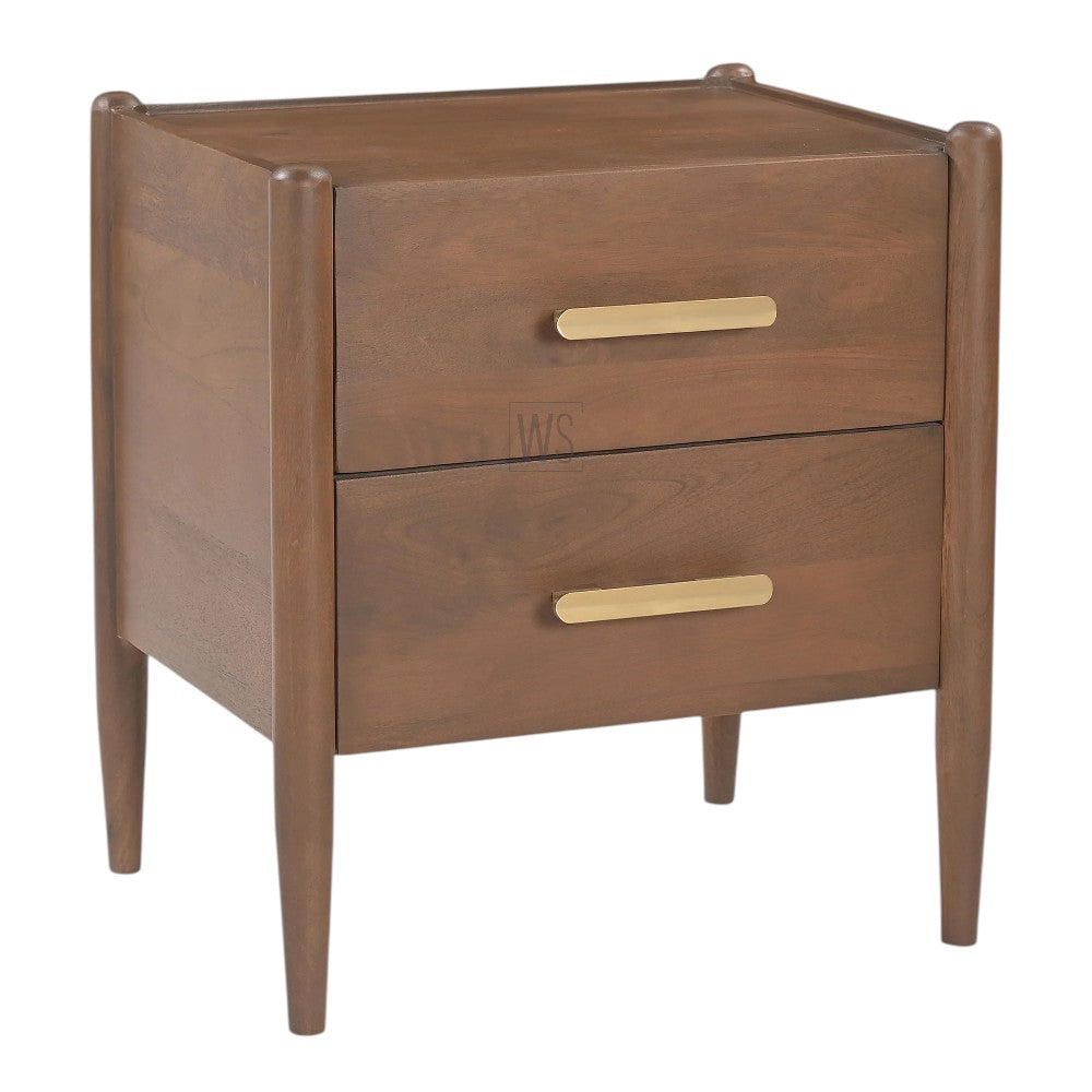 Brioak Nightstand Bed Side Table | Teak Wood