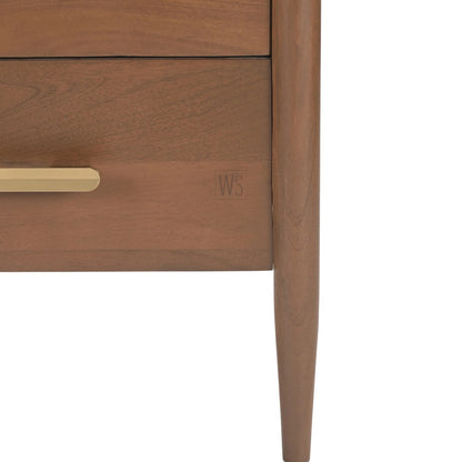 Brioak Nightstand Bed Side Table | Teak Wood