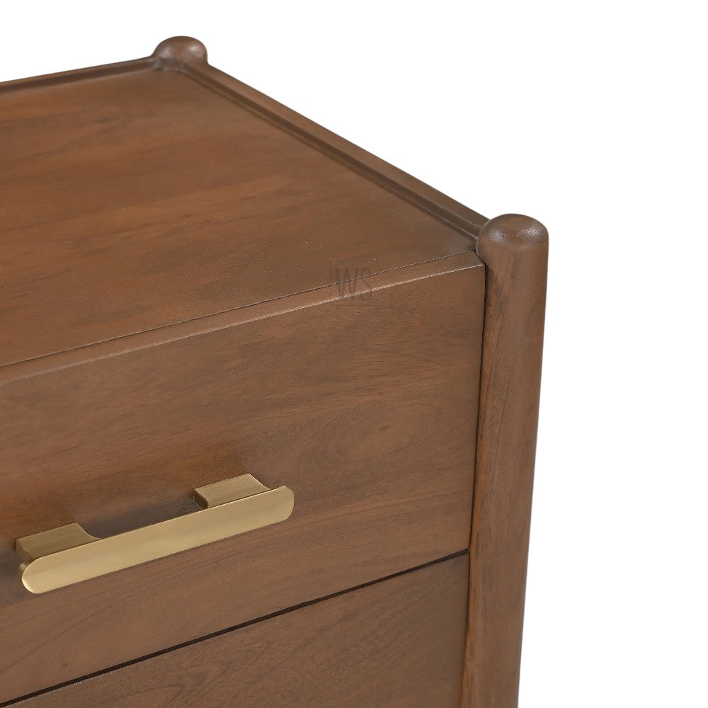Brioak Nightstand Bed Side Table | Teak Wood